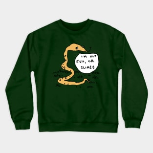 Snakes Aren't Evil Crewneck Sweatshirt